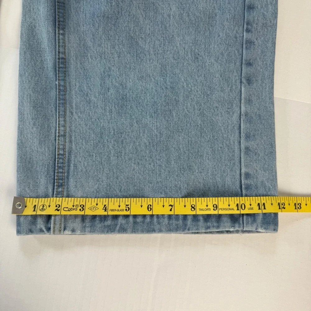 J. Galt Shanghai Light Wash Wide Leg Baggy‎ Jeans High Rise Size Small